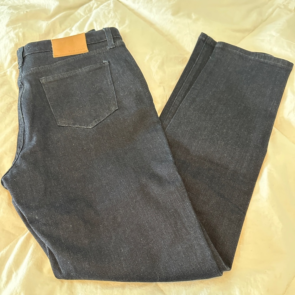 Kate Spade New York- Lean Dark Blue Denim Jeans NWT sz 30
